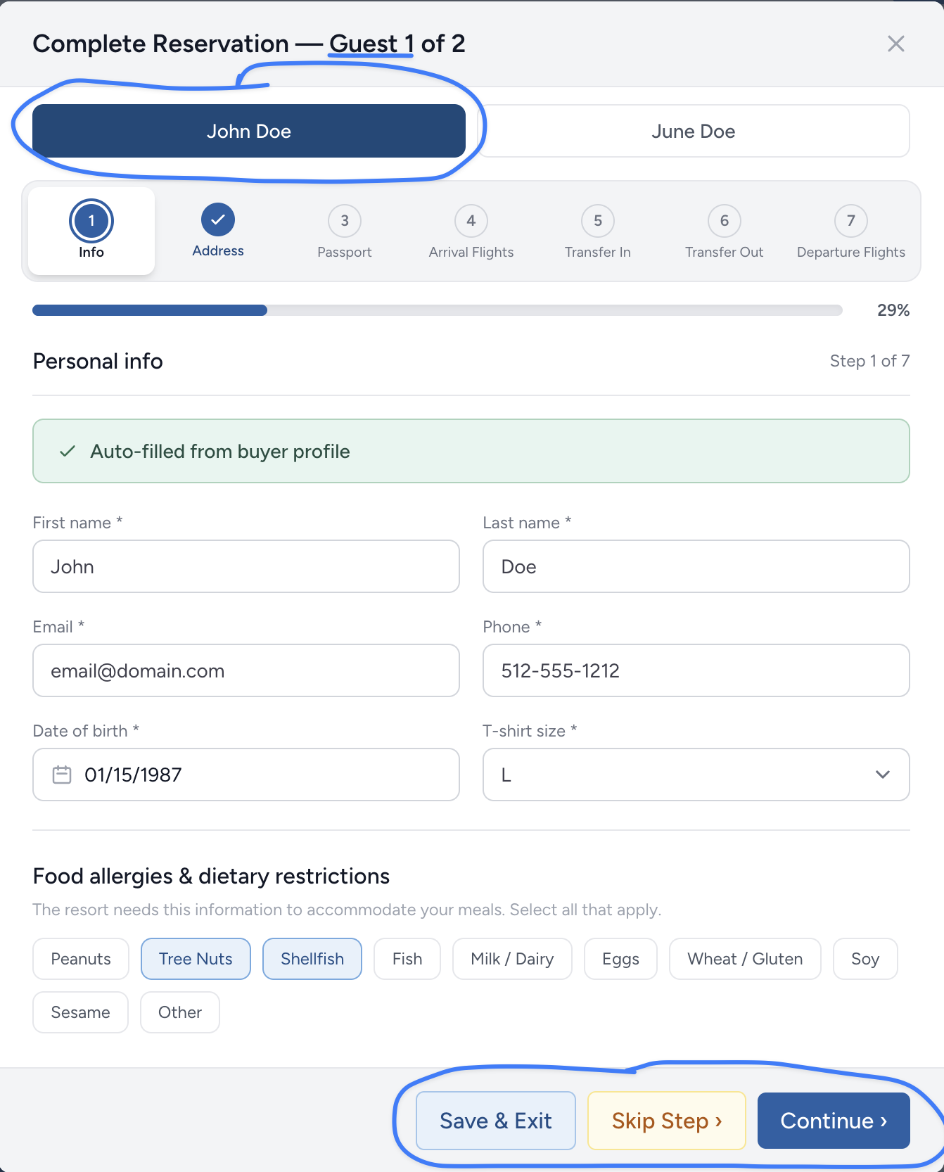 Complete Reservation - overview